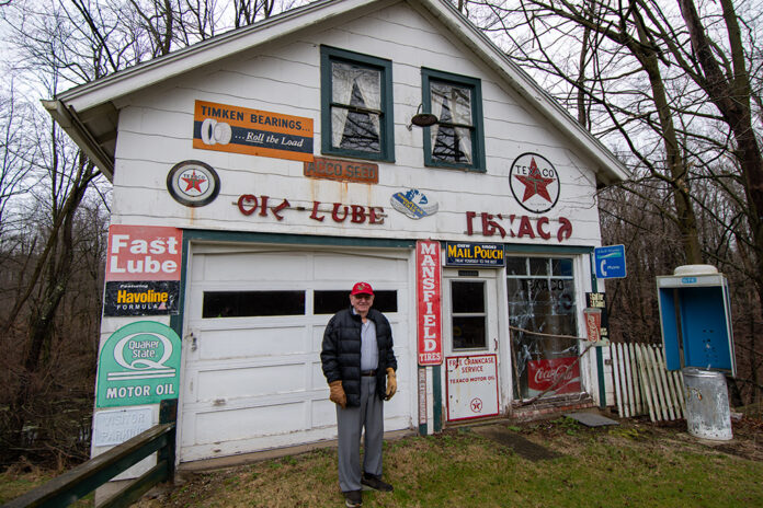 Donald Morris and his fuel station