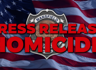 Homicide Press Release Mansfield Police Department Mansfield Police Department Press Release Homicide