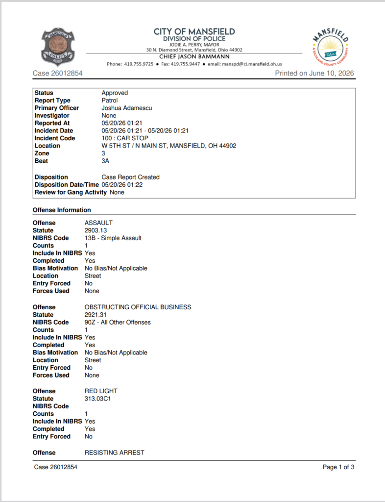 Mansfield Police Chief's Claim That Officers "Do Not Lie" Contradicted by Officer's Own Record 6
