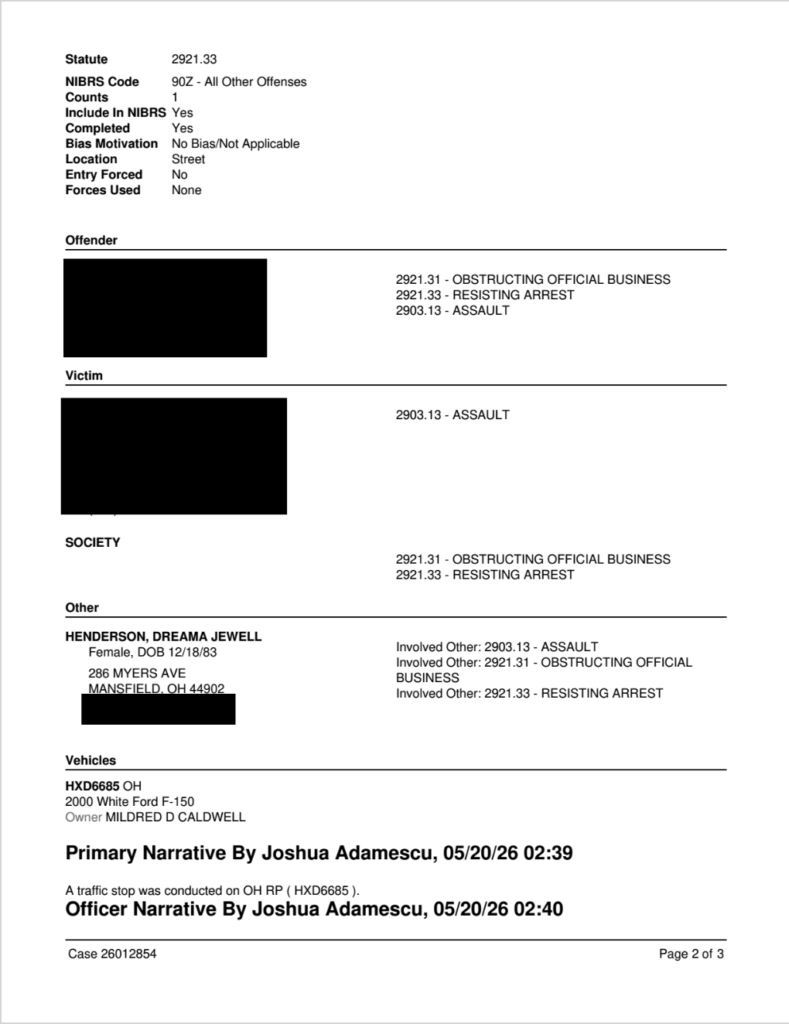 Mansfield Police Chief's Claim That Officers "Do Not Lie" Contradicted by Officer's Own Record 7